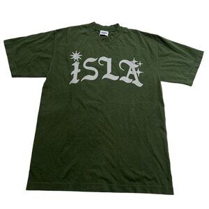 Isla OG Logo Tee in Green